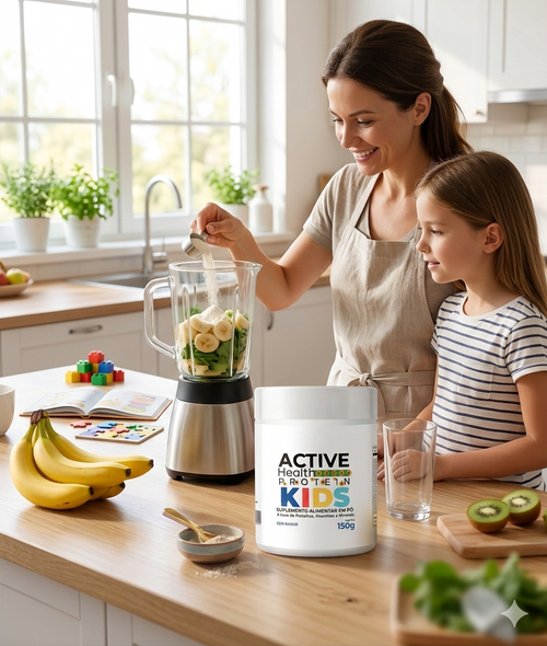[1 POTE] Active Health Protein Kids : Nutrição Completa para Quem Não Para de Crescer